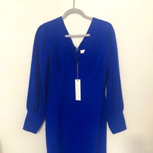 Dress The Population Norah Long Sleeve in Electric Blue
